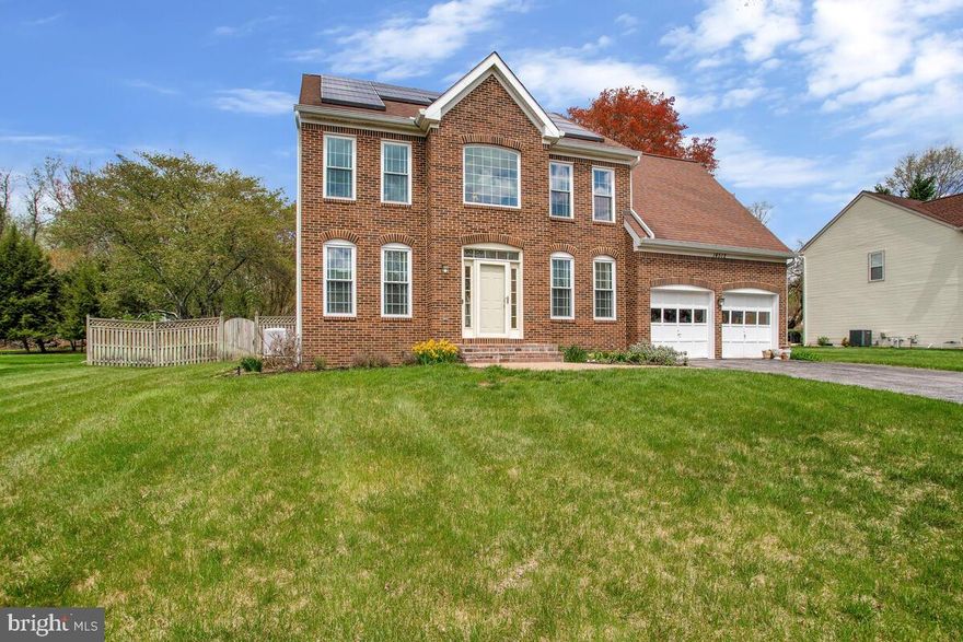 Note to agents and appraisers - the listing was under contract for $690,000 and appraisal came in at $640,000.  This beautifully updated home is in great shape and is move-in ready! You'll love the kitchen, with Stainless steel appliances, quartz counters, back splash, updated lighting, and a bay window overlooking the fabulous patio & huge, fenced back yard.  Home office off foyer, plus a living room, dining room, and family room off kitchen with electric fireplace & vaulted ceiling.  Four bedrooms upstairs, including a huge primary suite with sitting room and updated primary bath. Unfinished basement with rough in provides great storage space!  Updated electric panel box w/sub meter, roof replaced 2008, HVAC replaced 2023, most windows replaced, updated gutters with gutter guards, beautiful patio with fire pit, wood blinds throughout, irrigation system in front yard, and one of the nicest back yards in Bowie!  No HOA fees!