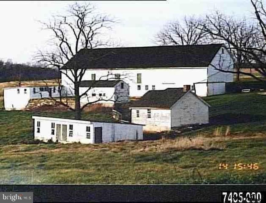 Own a piece of history, a large piece.  Gorgeous 111 Acre Farm.  Farm House in very nice condition.  9 outbuildings including, Barn, Summer House, Tractor Shed/Corn Crib, and Outhouse.  5 building rights per Township. Approx. 75 tillable.
