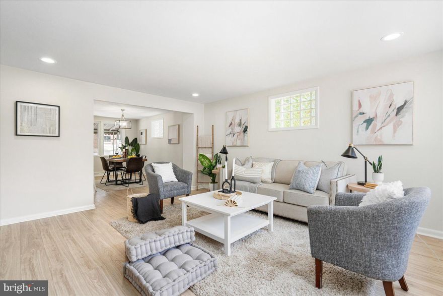 Amazing opportunity to own this one of a kind, fully rehabbed, all brick end unit in the highly desirable neighborhood of Cedonia 21206! Just about everything was redone in this home and no expense was spared! New Roof! New HVAC! New Plumbing! Updated Electrical! New LVP Flooring throughout the first floor. Brand new kitchen with grey shaker cabinetry, sparkling white quartz countertops, a peninsula, large format tile backsplash, and all new stainless steel appliances! Upstairs features 3 spacious bedrooms with generous closet space, new plush carpeting and a custom tiled full bathroom. The lower level is fully finished with a spacious 4th bedroom, a beautiful 2nd full bathroom, and has been waterproofed! This home has convenient off street parking and all permits have been pulled and inspections done! This home you surely do not want to pass on! Show it today and make  it your own!