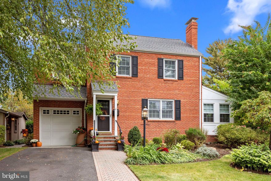 Welcome to this classic colonial-style home featuring a beautiful brick front, exuding timeless elegance and charm. As you step inside, you'll be greeted by a main floor that combines sophistication and warmth. The spacious living room, adorned with crown molding and hardwood floors, is the perfect setting for cozy gatherings around a gas fireplace. Adjacent to it, the dining room also boasts hardwood floors and crown molding, creating a seamless flow for entertaining.

The galley-style kitchen is a chef’s delight, complete with quartz countertops, stainless steel appliances, and easy-to-maintain ceramic tile floors. Toward the rear of the home, you’ll find a cozy sitting room with plush carpeting and a ceiling fan—a perfect spot to unwind.

Upstairs, three generously sized bedrooms, all with gleaming hardwood floors, provide comfortable and inviting spaces. The updated full bath features stylish subway tile and sleek glass shower doors, blending modern functionality with classic appeal.

The partially finished basement offers additional space with a newer half bath, laundry area, and plenty of room for storage. Outside, a detached workshop, equipped with gas heat and electricity, is ideal for hobbies or home projects.

This home has been meticulously updated to provide peace of mind and energy efficiency, including: New windows, new garage door opener, newer air conditioning unit, new roof (2023), new water line to the street, new sewer line in the basement, new sidewalks and paver walkway, upgraded 200-amp electric with surge suppressor, whole-house generator, new gutter guards. There is no back yard play area only a patio and walk way .

This property offers the best of classic charm and modern updates—schedule a viewing today and imagine making this stunning home your own!
