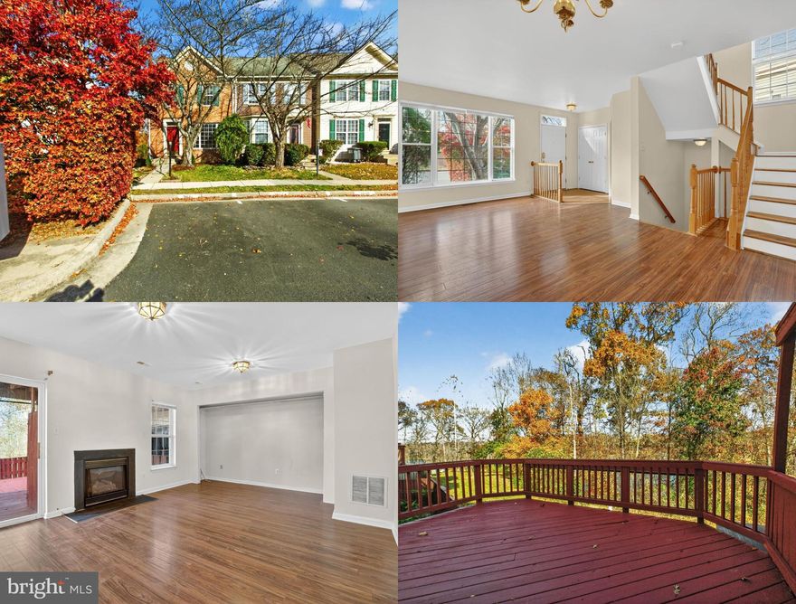 Enjoy peaceful views of the Occoquan Reservoir from every level of this bright and spacious end-unit townhome! Featuring 3 bedrooms, a basement bonus room, 3 full baths, and 1 half bath, this home offers both comfort and style. Step inside to a welcoming open-concept living and family room with brand-new LVP flooring and a convenient half bath. The updated kitchen boasts all-new stainless steel appliances, while the adjoining dining area opens to a large deck overlooking the trees and reservoir—perfect for morning coffee or relaxing evenings outdoors. Upstairs, the spacious primary suite features a walk-in closet and a luxury en-suite bath complete with dual vanities, soaking tub, and separate shower. Two additional generously sized bedrooms and a full hall bath complete the upper level. The finished walk-out basement includes new flooring, a large recreation room, bonus room, full bath, and access to an expansive patio—ideal for entertaining or summer barbecues! Additional highlights include two assigned parking spaces conveniently located in front of the home, plus community amenities such as a pool, tot lots, basketball court, and tennis courts. This home truly combines modern updates, scenic views, and an unbeatable location—don’t miss it!