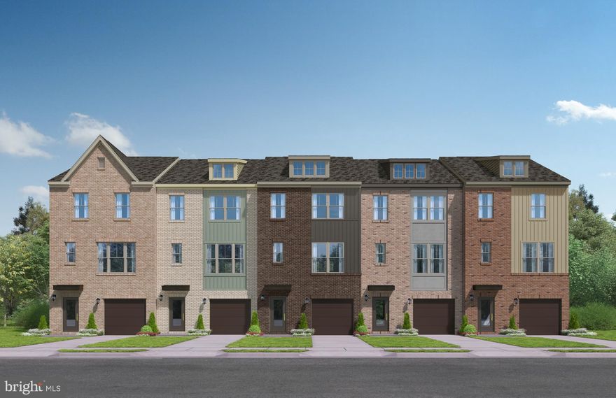 Welcome to this inviting interior townhome in Mill Branch Crossing, a walkable mixed-use neighborhood in Bowie, MD.   The Hartland features 3 bedrooms and 3 full baths, along with 1 half bath for added convenience. The heart of this home is the center island in the  kitchen, featuring modern, stainless-steel appliances, and ample counter space for cooking and entertaining. Relax and take in nature from your deck. The finished lower level provides a wonderful gathering space for family and friends with access to the rear yard.  The fourth level loft adds an additional entertainment area or personal retreat with its rooftop terrace, a unique space to enjoy outdoor moments and views. This townhome will be ready for a summer move-in, providing a comfortable and stylish living experience for the upcoming season.  This home is under construction.  Please visit onsite Sales Trailer for information.  Photos are of a similar home.