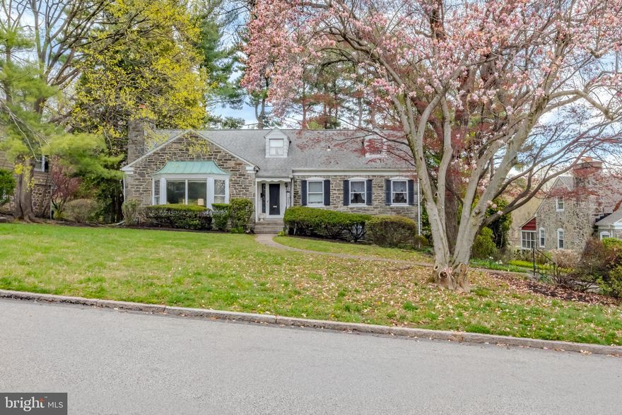 Your opportunity to own and customize in Shortridge!  Welcome to 501 Parkview Dr, offering 4+ bedrooms, 3 full 1 half baths and close to 3,000 square feet of living space.  This EB Mahoney built 1950s stonefront Cape Cod is solid as a rock, sits on a gorgeous lot overlooking Shortridge Park and is an exceptional opportunity in one of Wynnewood’s most sought after neighborhoods.  Pull into the large private driveway and head on in.  The first floor has a great flow to include the foyer entry, right off the very large living room with bay window, built in for display and storage, traditional fireplace and oak hardwood floors. The living room flows right into the large formal dining room.  Off the dining room is a den, accessed through a French door, that overlooks the park- you have to see the view to believe it.  The kitchen is accessed from the dining room and the den and you can envision the space opened up.  Down the hall to the right of the foyer are 3 bedrooms to include a large primary with full bath and a hall bath.  Upstairs you’ll find tons more space with a large loft, the 4th bedroom and the 3rd full bath.  The large attic space offers tons of storage or could be converted to a 5th bedroom if desired.  The lower level of the home is also very large with its rec room, large storage areas and access to the nicely sized attached garage.  This home has been owned by the same family for decades and is a wonderful opportunity.  Close to all things Main Line and in a timeless neighborhood that you’ll never want to leave.