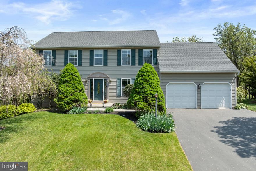 Looking for the home with the right blend of space, privacy, natural beauty and room to entertain? Well you just found it at 1021 Dorchester Drive! This wonderfully maintained move-in ready home in phase 2 of the Kingscote Community (this side of the neighborhood is more private) and your next home has features that include: a center island kitchen, a finished walk-out basement with bar, a patio off of the basement, a Generac whole house backup generator, a tiered back deck with retractable awning, a built-in shed under the deck and an above ground pool for the family to enjoy! All situated in the highly rated Souderton Area School District! This home features 4 bedrooms and 2.5 baths with the main level featuring: a large office / study, a roomy dining room, carpeted family room, large powder room off of the foyer, laundry room with garage access, and country eat-in kitchen with center island and access to your elevated back deck! Just sit out back on the deck and enjoy the privacy of this natural setting, plus an abundance of birds and wildlife and imagine being able to entertain while watching your family enjoy the pool in the Summer months! Heading upstairs you’ll love having 3 roomy and immaculate bedrooms and a spacious hall bath for family and guests plus an owners suite that features engineered wood floors, a study / reading area, walk-in closet with organizers and a full bath with soaking tub and dual vanity. Heading to the basement you will find that it is dry, and almost fully finished except for a large storage area where your mechanicals are located. The basement is carpeted and has a space for your workout equipment or an office or craft area for the kids all finished as well. The owner is leaving the bar and the basement refrigerator too! The basement is a walkout so you’ll have immediate access to your back patio, pool, built-in shed and private back yard. Enjoy easy access to walking and biking trails that surround this community. Additionally, you are in close proximity to the Northeast Extension, Rt 309, Souderton, Skippack, Hatfield and Harleysville restaurants, shops & breweries. Your local schools would be: Franconia Elementary, Indian Valley Middle School, and Souderton High School, plus Christopher Dock as a private school option. ** 1021 Dorchester Drive comes with a Home Warranty from America’s Preferred Home Warranty for the buyer **