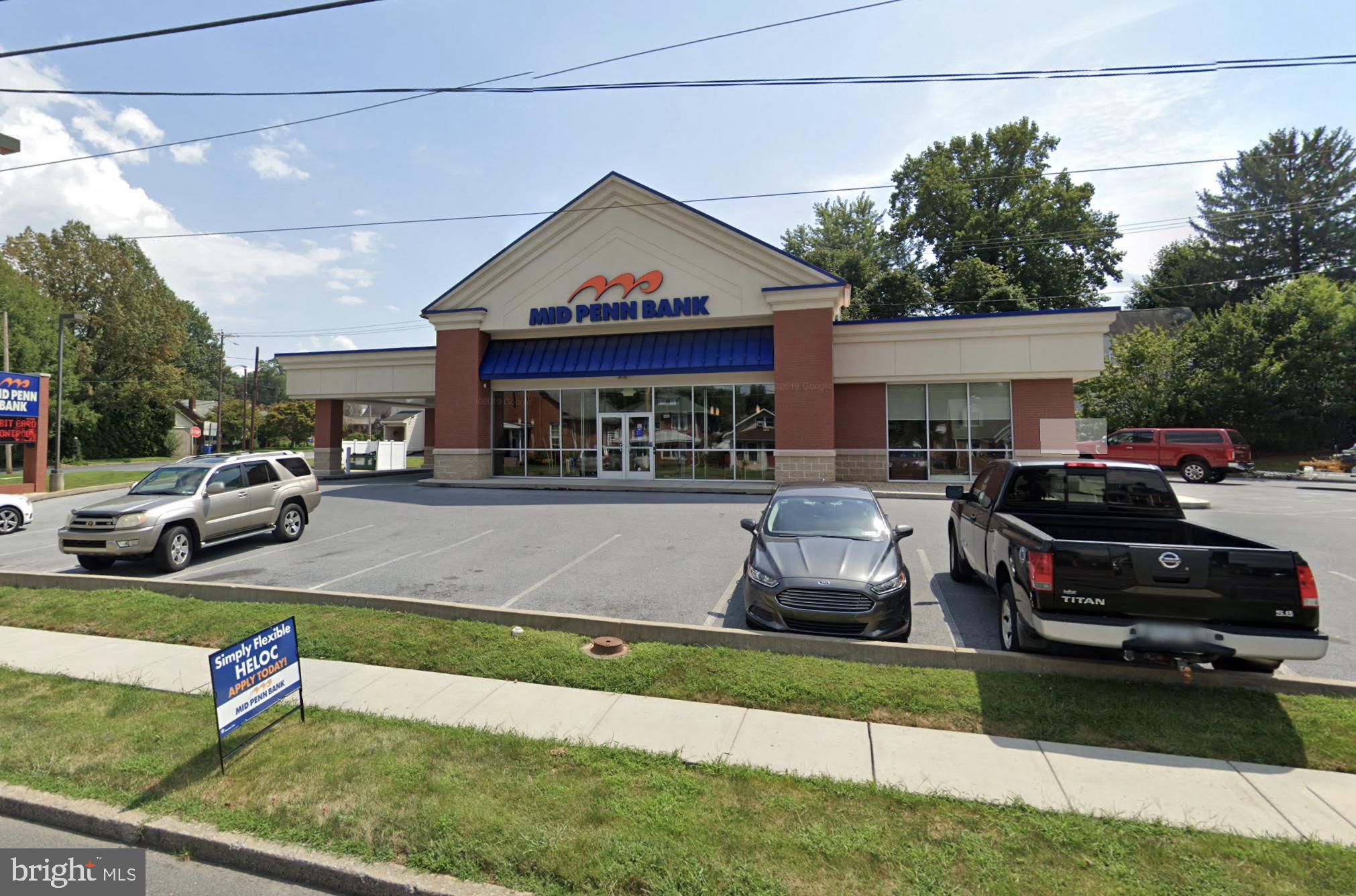 COMPS PURPOSES - NNN Building lease with Mid Penn Bank. 12 Years remaining on initial term. Prime location along Derry Street near the new proposed interchange with I-83.