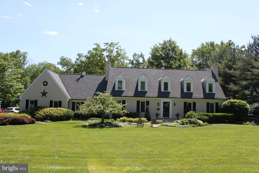 A wonderful place to call home.  Experience southern orientation for the private living spaces to fully  enjoy the sun's brightness throughout the home. The land provides outside entertainment terraces and destinations; a pool, a fire pit trellis, sitting area and sophisticated landscaping on a secluded cul-de-sac  site.   And that is just the strong exterior or this exceptional property.   Rest assured this home is updated in every way.   A contemporary kitchen including superb cabinetry connected to an open dining room encourages social spaces that work for family and entertaining.  An adjacent gathering room spilling out to an all glass conservatory-sun room represents the best intersection of cozy and expansive living.  A secluded office suite overlooks the rear view and is above a two bay garage including an electric car built-in high-speed charging outlet.  A spacious main bedroom suite and bathroom features distinctive bath fixtures.  Built-in cabinetry provides plenty of storage, a king bed motorized footboard conceals a pop up TV.  Two bedrooms and new hall bathroom compliment the second-floor finishes.  A first-floor study/guest suite privately situated away from the family/ shared spaces gives options for multi-generational living.  A recently completed basement, ready for a party allows for generous extra play space.  And, check out the state-of-the-art mechanicals.  Come walk-through and envision your life around a glamorous fire-pit and pool. This property has the features of a by-gone era estate -truly concentrated quality.