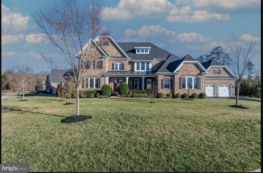 Designed for today’s lifestyle, this stunning NV Homes Prestigious Estate Model Monticello, conveniently located in Loudoun County’s most sought-after destination for luxurious single-family living, just off Gum Spring Rd. Once in a life time opportunity to own this 9400 sq ft mansion. This Gorgeous single family estate, features 6 bedroom and 6 and half baths, 4 Car Garage, is an entertainer's dream that includes a gracious front porch and an elegant staircase greets you inside, a well thought out floor plan, spacious living, dining rooms are ideal for entertaining, flex space to 1st floor IN LAW SUITE w/ full bath and walk in closet suite. A double-door study with custom built in bookshelf provides privacy for working from home. The stunning two-story family room flows to the dinette and gourmet kitchen, a chef’s paradise with walk-in pantry and huge two level island and abundance of cabinet and counter space.  Enjoy your morning coffee in the extended Sunroom.  4 CAR courtyard Oversized GARAGE. 
Upstairs you will find 4 huge bedrooms with walk-in closets and private baths, spacious loft, magnificent owner's suite with sitting area, includes a dual vanity bath and huge walk-in closets with custom design closet organizer, and soaker tub completes this upper level. On the lower-level walk-up finished basement, GIANT MOVIE THEATER AND FULL SIZE GYM, large rec space w/wet bar, huge walk in pantry, 6th bedroom with full bath. Lots of storage area. 
Spent around 500k in upgrades and design studio. Sunroom, In-law suite, Master sitting with balcony, 4th car garage, electric charger, tray ceiling, metal railing, Patio with flagstone, brick pavers walkway, custom closets, private fenced in yard with privacy trees around the entire backyard. The list of unique, expensive, and luxurious upgrades goes on. Currently nearby new construction NV Monticello is selling with the base price of 1.79 million and final closing price would probably be around 2.2 to 2.5 million with very few lots available.