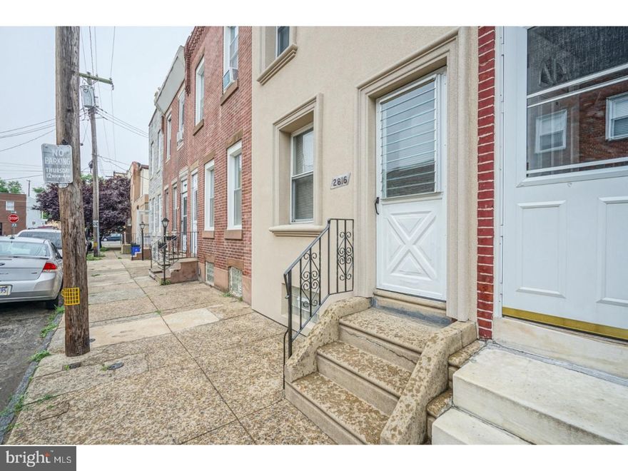 An Excellent Two bedroom house in a fantastic Port Richmond location. This is a really good size two bedroom house with a nice layout when compared to others that are smaller and have steps in the middle. This layout has steps on the side which creates a wonderful openness of the living room/dining room giving this two bedroom house the feel of a larger home. This home was just finished being renovated in a way that is most triumphant. Kitchen is awesome with granite countertops, nice tile, new beautiful cabinets, and a large new stainless steel refrigerator. Then past the kitchen is a large custom built laundry room that is already complete with a brand new washer and dryer. Nice shelves and cabinetry for all your laundry needs. Then there is a powder room along the back wall of the house. Always a great thing to have a 2nd bathroom! Then stepping outside to a large concrete yard that has plenty of space for enjoyment and is definitely larger than the average size. Upstairs, you come to the top and enter a large main hall bathroom with exceptional Tile Work, super large double sink vanity, and plenty of counter space and storage. Beautifully done. Then there are two good size bedrooms, each with their own ceiling fan. Stay nice and cool with a New HVAC System! Live right off of Somerset St! A short walk to Bait & Switch, Gaul & Co Malt House, Tacconelli's, Stocks Bakery, and more.