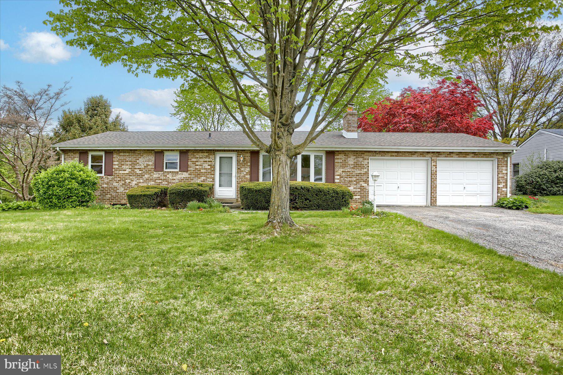What a great neighborhood for walking, and if you follow Douglas Drive for about a half mile, you will be at the park to walk the path, or watch the creek. One story living with a nicely sized 2 car garage is not usual at this price point, especially when you have a primary bedroom (half bath) to top it all off. The basement offers about 40% as living space, and the rest for storage or a workshop. Don't forget that the yard is nicely sized if you're looking to play or let the dogs run, and the house is a few miles from the game lands for the hunter. Certainly worth a look!