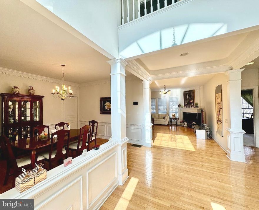 Welcome to an exceptional residence in the prestigious Hunter’s Run community, where timeless elegance meets modern comfort. This beautifully appointed single-family home features 3 spacious bedrooms, 2.5 baths, and a 2-car attached garage, offering a sophisticated open-concept design enriched by exquisite craftsmanship and thoughtfully curated upgrades throughout.
A grand two-story foyer with a dramatic staircase and gleaming hardwood floors creates a striking first impression, setting the tone for the refined living spaces beyond. Flanking the foyer, the formal living and dining rooms showcase elegant column accents and intricate millwork, including crown molding, chair rail, and wainscoting—perfectly suited for both intimate gatherings and upscale entertaining. Beautiful hardwood flooring in foyer, living, dining room and family room. At the heart of the home, the expansive family room exudes warmth and style, highlighted by a custom-designed gas fireplace, detailed trim work, and a transom window that enhances both natural light and architectural character.
The gourmet chef’s kitchen is a true showpiece, featuring a generous center island with seating, 42” custom cabinetry with crown molding, and a full suite of appliances, including double wall ovens, a gas cooktop, and a dishwasher. Sliding glass doors open to a custom-designed deck overlooking a serene backyard—an ideal setting for outdoor dining and elegant entertaining. The main level also offers a private home office with custom millwork, a refined powder room, a convenient laundry area, and direct access to the garage. Upstairs, the luxurious primary suite serves as a private sanctuary, complete with a spacious sitting area, tray ceiling, and a spa-inspired en-suite bath featuring dual vanities, a soaking garden tub, a glass-enclosed shower, and a linen closet. A dual-sided walk-in closet with attic access adds both style and functionality. Two additional generously sized bedrooms, each with walk-in closets, share a beautifully appointed hall bath. Additional highlights include a walkout basement with rough on plumbing offering endless possibilities, a NEW roof, and NEW two-zone HVAC system. Enjoy a low-maintenance lifestyle with lawn care and landscaping included in the HOA. Perfectly situated just minutes from shopping area, fine dining, top-rated schools, and major routes including Rt. 3, Rt. 352, and Rt. 202, this exceptional home offers both luxury and everyday convenience. Award winning Great Valley Schools! 
Offered in as-is condition, this original-owner, well-maintained home presents outstanding value in a highly sought-after community. All furniture is available and can be included in as-is condition. A beautiful home in a beautiful community, priced to sell. A rare opportunity—schedule your private showing today and submit your offer.