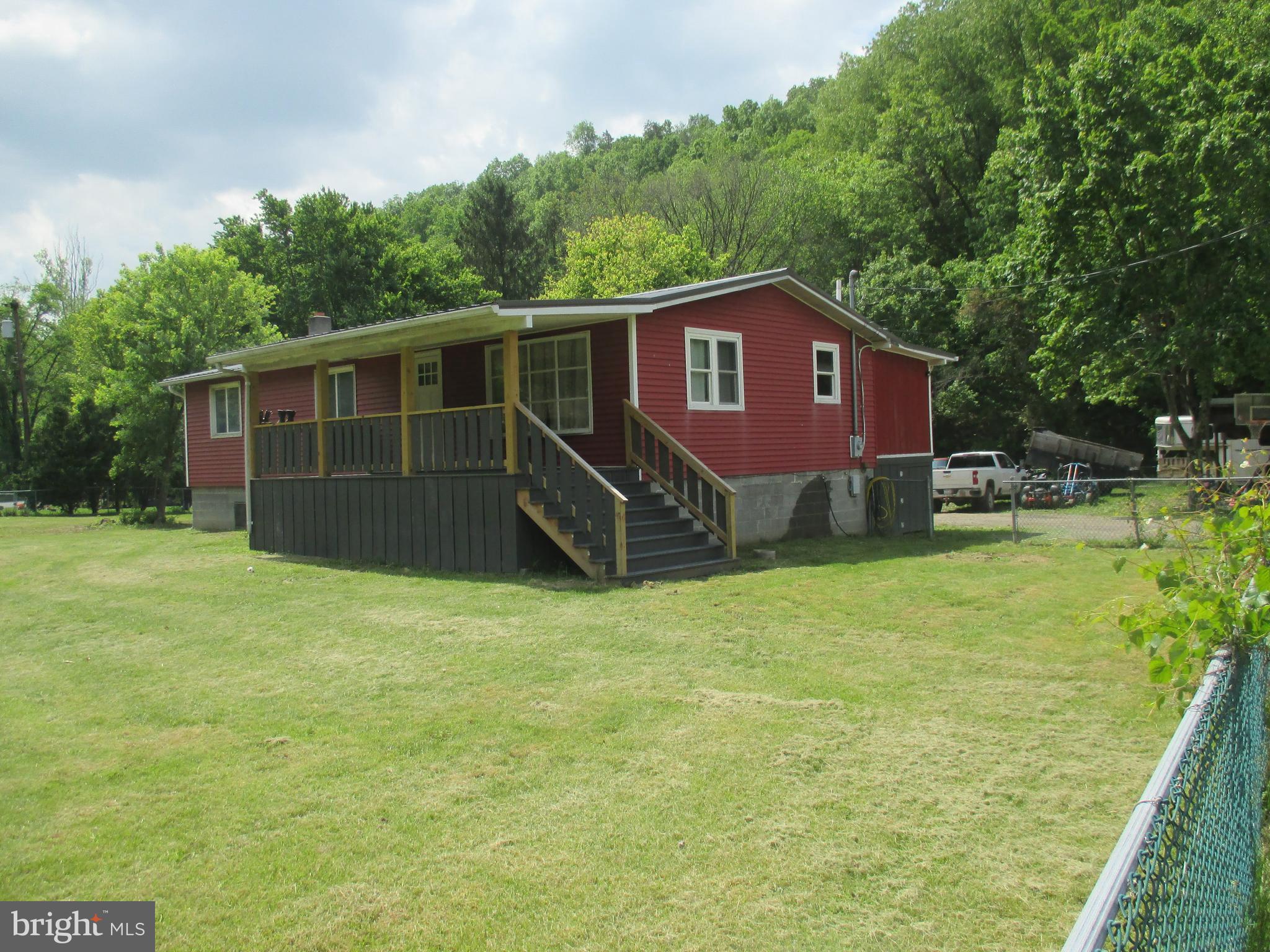 COMPLETELY REMODELED 3 BR RANCHER IN THE FRANKFORT DISTRICT. SPACIOUS OPEN FLOOR PLAN FEATURES A LARGE WELL EQUIPPED KITCHEN WITH DINING SPACE OPEN TO THE LIVING ROOM. ALL NEW FLOORING, MINI SPLITS, AND APPLIANCES. HOME HAS A LARGE COVERED FRONT PORCH, COVERED REAR PORCH, AND STORAGE UNDER. HUGE FENCED IN YARD AREA AND ROOM TO ADD A GARAGE. LOCATED 5 MINUTES TO FT. ASHBY AND 20 MINUTES TO CUMBERLAND AND LAVALE COME TAKE A LOOK AT THIS MOVE-IN READY GEM.