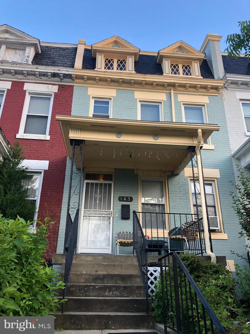 Are you Ready for the opportunity to customize a row house in a perfect location? Highly sought after community of Eckington area where tons of development is Booming! This is your chance at an AMAZING PRICE in one of DC s HOTTEST NEIGHBORHOODS! The entry foyer welcomes you Front Parlor resonates with historic charm the main level has an Abundance of Sunlight pouring through the oversized windows in the Formal separate dining room and kitchen drenched in Natural Light loaded with potential and preserved historic charm features rear door leads to deck and fully fenced rear porch welcomes gatherings of all sizes Enjoy the original DC Character,  Tall and Wide Dimensions throughout, Upper Level offers 3 BR 1 BA LL is a Real Gem offers additional living space full bathroom full kitchen studio apartment with outdoor access a conveniently placed laundry room making this space perfect for generating income through Air BnB or possibly a tenant ready to Live minutes to Union Station, H St, Florida Ave, Downtown DC, Chinatown, Union Market, the Thomas Harry Rec Center and Pool is around the corner.  This generational family home is a commuter s Dream, ready for your love and imagination Porchfront is high on the hill and flooded with sunlight enclosed front yard offers tons of curb appeal with perfectly manicured plants and shrubs that create a tropical oasis in HOT Eckington area perfectly positioned B/W 4 Metros, Bikeshare & G8 bus are outside front door, Walk Score of 98, A true Diamond in the rough amidst the Redevelopment of Rhode Island Ave, Rhode Island Row, coffee shops, chic restaurants and shopping YOU CAN HAVE IT ALL Showings 24 hr. Notice required, By Appointment Only OPEN HOUSE SUNDAY 1-3ALL OFFERS MUST BE SUBMITTED BY 3 PM JULY 31