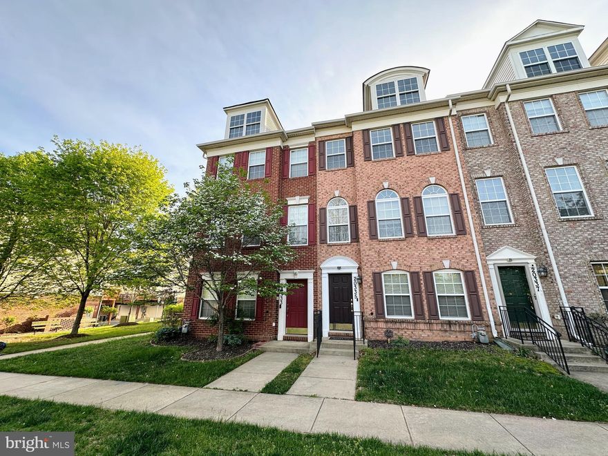 Welcome to luxury living in this beautifully designed end-unit colonial townhouse, offering four spacious levels and a 2-car garage. Originally built in 2007, this home was upgraded at the time of purchase with over $73,000 in premium options and enhancements, thoughtfully selected to enhance both style and function.
Enjoy timeless features such as hardwood floors and oak staircases throughout, a gourmet kitchen with built-in wall oven and microwave, granite countertops with matching backsplash. The primary bathroom includes upgraded ceramic tile and a frameless glass shower for a sleek, modern look. Additional original upgrades include a French door added to the den, a closet added to the loft, and many more thoughtful touches that make this home truly special.
Unbeatable Location: Steps from Montgomery College Germantown, and just minutes to Milestone Shopping Center, the new Holy Cross Germantown Hospital, Clarksburg Premium Outlets, I-270, and public transportation providing easy access to everything you need. Schedule your showing today! This property is monitored by Ring cameras at the front and back.