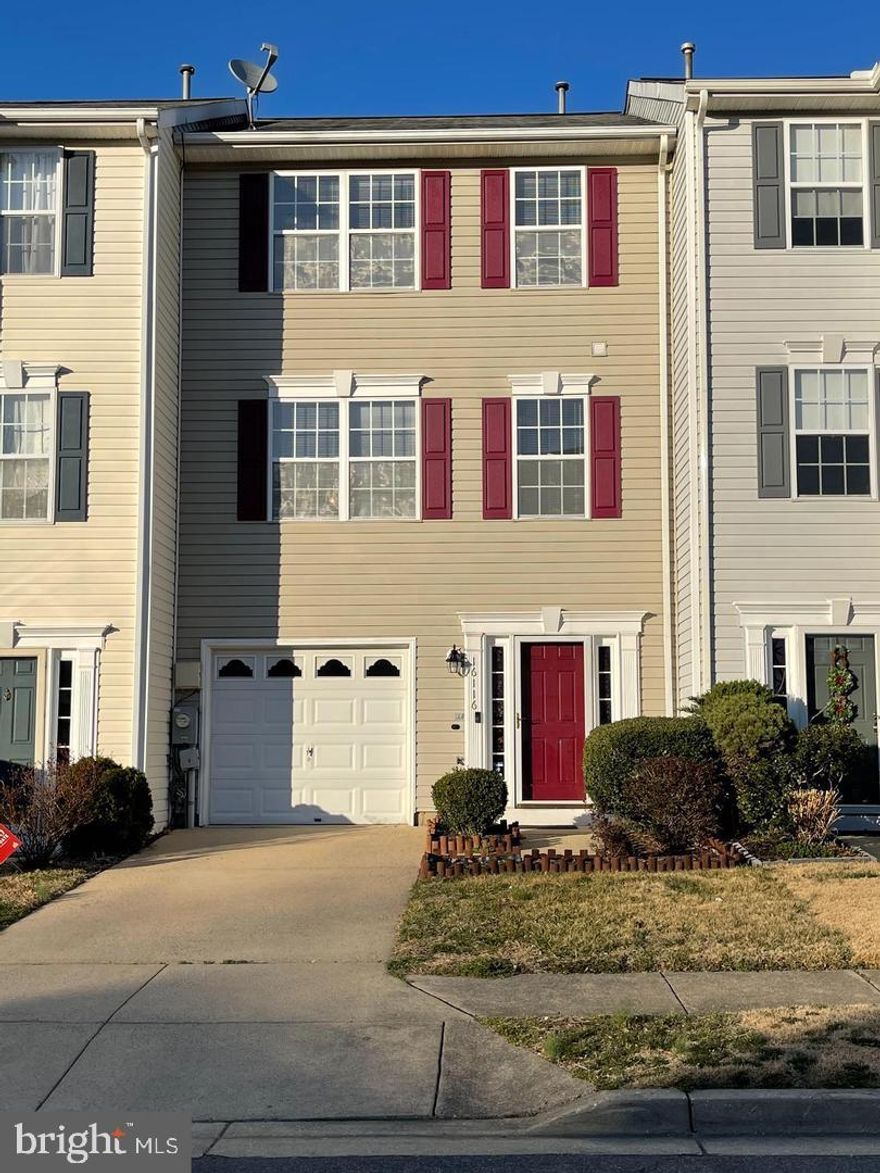 Welcome home to this spacious three level townhouse, convenient to area amenities and major roadways. The first level has an office/den with half bath and walkout to landscaped backyard and walk-up to deck. Main level boasts a large, open living/ dining area, kitchen with table space and walk-out to deck. Master Bedroom with walk-in closet and separate bath and shower. Attached garage and driveway parking. Fantastic community with pool, tennis courts, playground and much more! Located near multiple grocery stores, restaurants , shopping, schools and public parks. Pets on a case by case basis, no smoking allowed. Renter's insurance required. Available immediately.