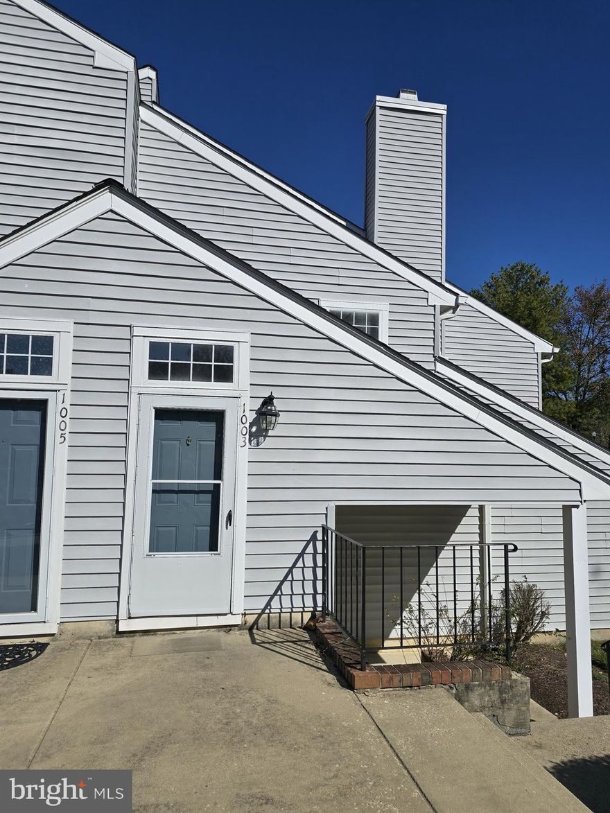 Welcome home to this spacious and updated 2 level, 3-bedroom, 2-bath condo offering comfort, style, and convenience. Renovated in 2016, this home features wood flooring in the living room, ceramic tile in the kitchen and first-floor bath, and marble tile in the primary bathroom. The bedrooms feature soft carpeting for added comfort. The primary suite includes a large walk-in closet and a beautifully finished marble-tiled bathroom with a skylight. The kitchen offers stainless steel appliances, ample cabinetry, and a bar counter perfect for casual dining or entertaining. The living room features a vaulted ceiling , a cozy wood-burning fireplace and opens to a private balcony, ideal for relaxing or enjoying your morning coffee. This condo is perfectly located for easy commuting to Washington, D.C. and Northern Virginia, with nearby access to major highways, public transportation, shopping, and dining options. Owner requires a credit score of at least 640 and no late payments can be reflected on the credit report.  Also, the monthly rent cannot be greater than 1/3 of monthly income. All applicants must meet these requirements in order to be considered. No cosigners will be considered. This is a non-smoking home. Pets allowed on a case-by-case basis with a $50/month fee per approved pet (no pet deposit). One full month’s rent is due at lease signing. If the first month is a partial month the prorated amount will be due on the second month of the lease.