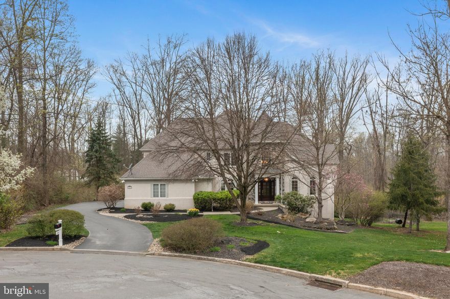 Located in the prestigious Blue Ridge Estates, this exquisite home is an absolute showstopper. At over 5000sf of luxurious living space, this property is the epitome of elegance & functionality. This home boasts a range of impressive features, including a 3.5 car garage & DOUBLE OFFICES, which is ideal for those who have more than one working remotely or need dedicated study areas. Once inside, you're greeted by an inviting foyer that leads to the spacious living area, complete w/ high ceilings & large windows that flood the space w/ natural light. The kitchen is a dream, featuring granite countertops, SS appliances, a large center island, & plenty of cabinet space. The formal dining rm is ideal for hosting dinner parties & family gatherings & features an adjacent butler's pantry & coffee station. The expansive family rm, w/ fireplace, provides the perfect spot to relax & unwind. The sunroom leads to the expansive deck & overlooks the 1 acre+ wooded lot. The mudroom is a page out of Pottery Barn. The upper level is home to the luxurious primary suite, which boasts 2 large walk-in closets, a dressing room w/ built-in armoire wardrobe, a spa-like en suite bathroom & private deck. The finished walk-out basement, complete w/ another BR & BA, is a huge bonus. Plus PUBLIC UTILITIES (water, sewer & gas). All this in desirable Southern Lehigh & w/in walking distance to Hopewell Park featuring pickle ball courts, athletic fields, waking paths & regular summer family events & concerts.