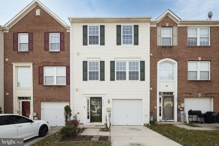 Welcome to this spacious 3-level townhouse in the desirable Miramar Landing community. This home offers 3 bedrooms, 2.5 baths, and an open layout designed for comfortable everyday living. The large eat-in kitchen features ample table space and opens to a private rear deck��great for outdoor dining and relaxation. A bright, inviting living room provides plenty of space for gatherings. The upper level includes a primary suite with a private full bath and two walk-in closets. Two additional bedrooms and a second full bath complete the level. The lower level provides access to the 1-car garage and driveway parking. Conveniently located near shopping, dining, and major commuter routes. Updates include fresh paint and carpeting throughout, along with a new kitchen floor and updated foyer flooring. Move-in ready and easy to show.