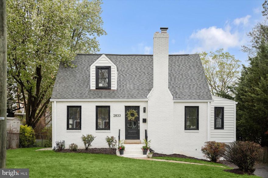 Moore Homes happily presents “Summerwind at Mason Terrace,” a graceful reimagination of a classic Falls Church Cape Cod home in the tree-lined Jefferson Village neighborhood.  Fantastically curated by Caroline Elise Interiors,  this home has left you with nothing else to desire nor work on.  In 2025, brand new windows (transferable lifetime warranty), new HVAC with fully transferable warranty up to 10 years for parts (gas furnace and electric A/C), new white shaker soft close kitchen cabinets with designer hardware, new quartz counters and new LG stainless steel appliances suite, two new bathrooms down to studs, new fiberglass and glass front door, new paint outside and inside, new light fixtures throughout home, new interior door hardware, new luxury vinyl tiles in the basement, new sump pump, newer hot water heater (Dec 2023).  Even the architectural shingle roof and electric panel (2020) is nearly newer. Roof was replaced   2019.  Solid oak floors were just finished throughout main and upper levels.  

Thanks to the home’s full rear dormer, there’s a spacious primary ensuite bathroom with luxe frameless glass door shower, vanity and wallpaper, and a bonus second bedroom upstairs, which would make a terrific office or nursery.  Downstairs another two large bedrooms.  This spacious home, with over 2,000 sq ft of living space; 4-bedrooms, 3-full bathrooms, one on each level has the perfect LOCATION, LOCATION, LOCATION to match.  Less than one mile to the new Whole Foods in downtown Falls Church; just three blocks to shopping, restaurants, coffee and more.  With terrific Fairfax County Schools and a spacious interior lot (6,600 sq ft), this property is must see.

Agent is owner.  Both owners are licensed realtors.