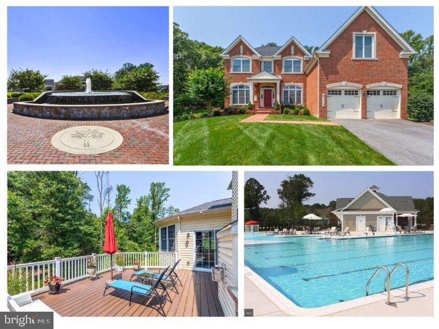 A Rare Luxury Living Opportunity in Arundel Forest

Welcome to a truly exceptional residence in the coveted community of Arundel Forest, where timeless architecture meets resort-style living. Perfectly positioned near Fort Meade, BWI Airport, Washington D.C., Baltimore, and Annapolis, this home offers both prestige and convenience—an unparalleled lifestyle for today’s discerning buyer. Residents of Arundel Forest enjoy an amenity-rich retreat with a stunning community pool, clubhouse, fitness center, scenic walking trails, and a state-of-the-art playground—all just moments from your front door.

Set on one of the most premier lots in the neighborhood, this Toll Brothers Ellsworth with Carolina elevation makes an unforgettable first impression with its stately all-brick façade, elegant rooflines, and professionally curated landscaping. Tucked into a quiet cul-de-sac and backing to endless acres of mature forest, this home offers privacy, tranquility, and views that elevate every gathering on the expansive Trex deck.

Inside, luxury unfolds across every detail. The main level showcases soaring 9-foot ceilings, gleaming hardwoods, and exquisite millwork—from the wainscoted entry to the coffered family room ceiling. Formal living and dining rooms frame the home’s gracious style, while a grand family room with a 4-foot extension and fireplace invites connection and comfort. The gourmet kitchen, with its designer finishes, upgraded granite, and custom cabinetry, is both a chef’s dream and an entertainer’s delight, seamlessly flowing into the sun-drenched Naples sunroom. A private office with custom built-ins and a well-appointed mudroom complete the thoughtful design.

The primary suite is a sanctuary, entered through French doors and offering a sitting room, dual walk-in closets, and a spa-inspired bath with a custom walk-in shower and oversized Kohler soaking tub. Upstairs, three additional bedrooms,    a conveniently located laundry room, and a remarkable bonus room—expanded with the same 4-foot extension as the family room—provide versatile living space. The walkout lower level remains unfinished, a blank canvas to design your own retreat, theater, or wellness haven.

This is more than a home—it is a luxury living opportunity that blends elegance, comfort, and community into one rare offering.