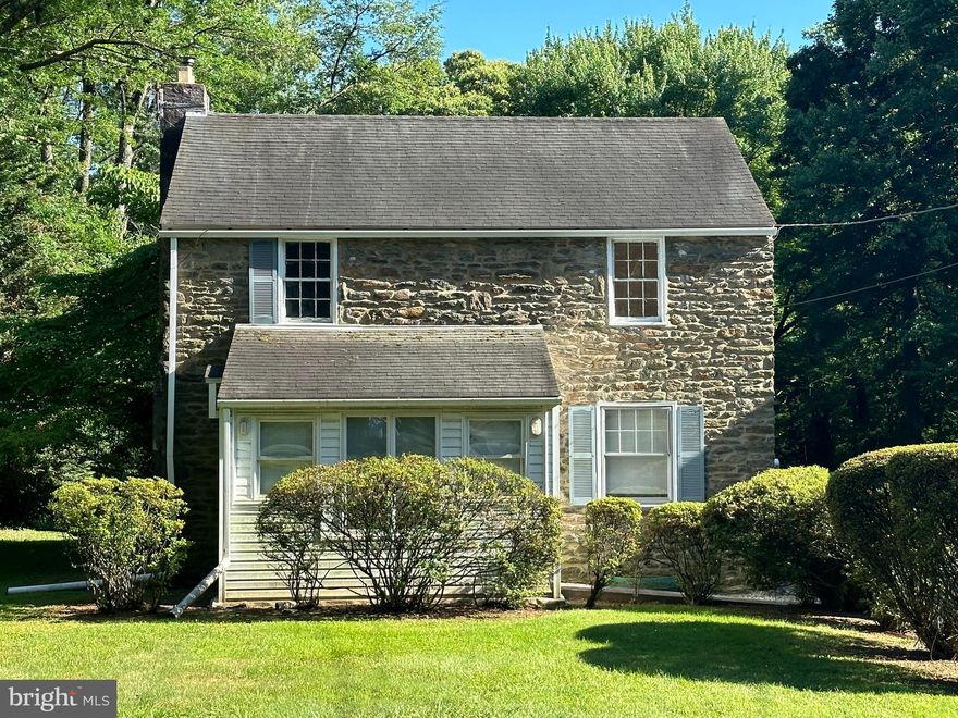 Solidly built with classic charm, this 3-bedroom, 1-bath, two-story stone-front colonial single home in Springfield, Delaware County, is ready for a complete transformation. Featuring an expansive rear yard, this property offers great potential for customization and expansion. Being sold in “AS IS” condition, the buyer will need to handle the township use and occupancy application, inspection, and any required repairs to secure a conditional use and occupancy certification for closing.  Seize this unique opportunity to create your dream home or investment property in a desirable location.   Financing is most likely not an option with lenders on this home so, seller will be accepting cash offers only.