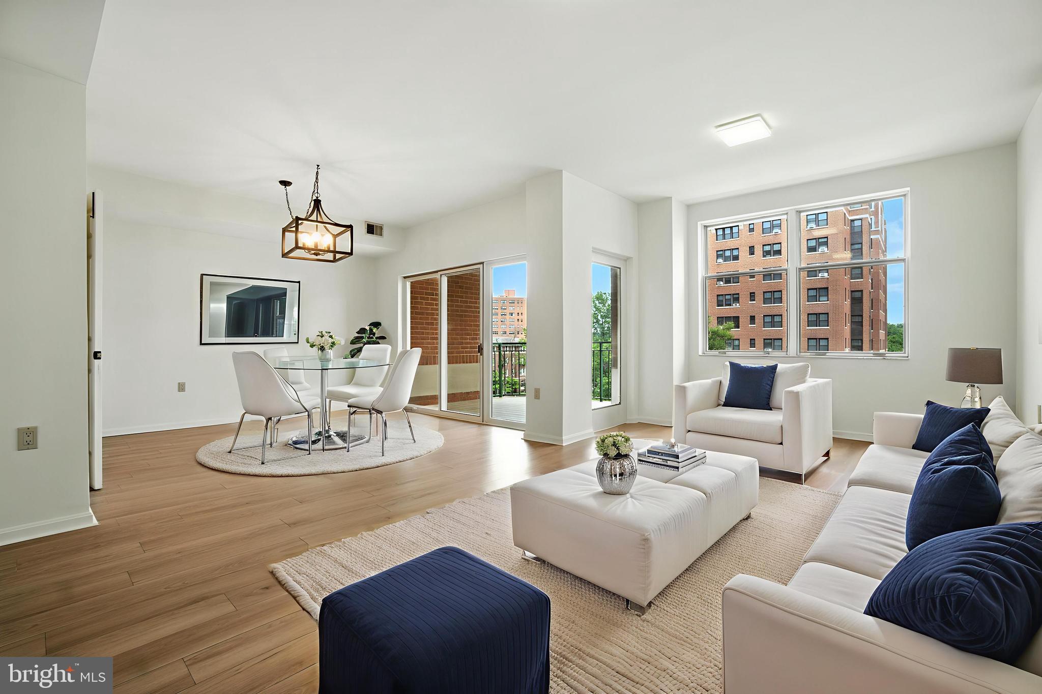 Seize the opportunity to own this bright and spacious one-bedroom, one-and-a-half-bath condo, perfectly located within the Johns Hopkins ​campuses—just steps from the Homewood Field. As one of the larger one-bedroom floor plans in the building,​ this unit offers ​an open airy layout drenched in natural light​, ​plenty of space, comfort and convenience. ​ The kitchen is well-appointed with granite countertops, white cabinetry, and a generously sized pantry—ideal for everyday living and entertaining.
The unit boasts a spacious bedroom with two generously sized walk-in closets, a separate vanity area, and a luxurious full bath featuring a soaking tub and separate shower.
Enjoy building amenities such as a fitness center, library, resident lounge, secure garage parking, and additional storage. ​This move in ready unit has been freshly painted and is perfect blend of comfort​ and convenience​. Welcome Home!