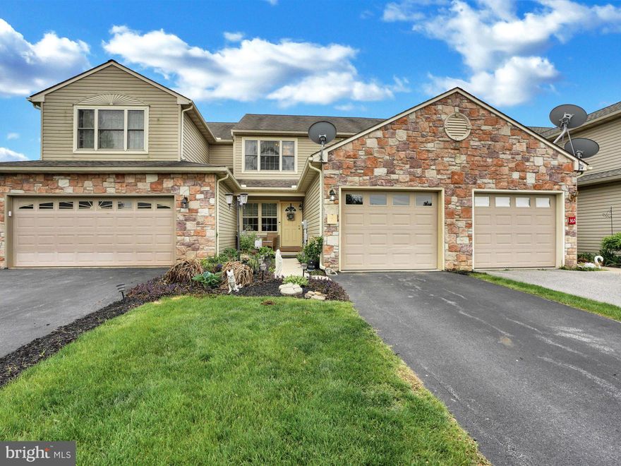 Step up to the cozy front porch of this beautifully cared for townhouse in Village Square commons. 3 bedroom 2.5 bath home with tile kitchen floor and laminate throughout the rest of the home. This home is move in ready . Refrigerator , washer and dryer convey-all new in 2019, new microwave 2019,electric water heater 2018. 1 year HMS/ Cinch Warranty conveys to buyer. Beautiful outside space for relaxing with privacy and turf area for a pooch or two. Yard extends past the fence. Please note: tile in kitchen, some slight finishing repairs to the upstairs flooring, under the sink vent and cracked window in upstairs bedroom will be repaired prior to settlement.