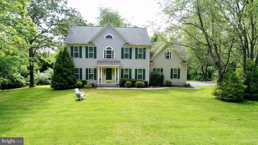 Beautiful 5 Bedroom Colonial on 3.77 private acres in Purcellville! Entering through the 2 Story Foyer, the main level has hardwood flooring throughout which was recently refinished in 2019. Formal Living Room and Dining Room, Renovated Gourmet Kitchen with granite counter tops, breakfast bar for counter seating, breakfast nook, and stainless steel appliances including a gas cook top and double wall oven. Off the Kitchen is the Family Room with Stone Gas Fireplace. Main level Bedroom and Full Bath! Upper level is home to 4 additional Bedrooms and 2 Baths including the Master Suite with cathedral ceiling, large walk-in closet, and luxury bath with dual vanities, jetted soaking tub, and separate shower. Partially finished Lower Level with spacious Great Room and a rough in for potential 4th bathroom. 2 car side load garage, three board fencing, stone pillars, large custom rear deck, mature landscape, and custom wood blinds convey. *New in 2019/2020  HVAC systems with wireless control* A MUST SEE!