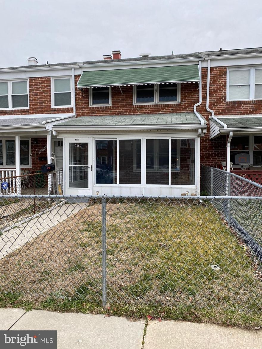 Dundalk - Available immediately.  Super stylish, updated 3 bedroom, 2 bath  townhouse conveniently located only minutes to I695.  This super clean home features  NEWER CARPET, NEW BATHROOM, UPDATED HVAC,  UPDATED FLOORING, ALMOST NEW STOVE and NEW REFRIGERATOR.  Lower level den and full bath! Covered front and rear porches  and off street parking are a bonus.  Pets accepted on a case by case basis.  Vouchers welcomed!