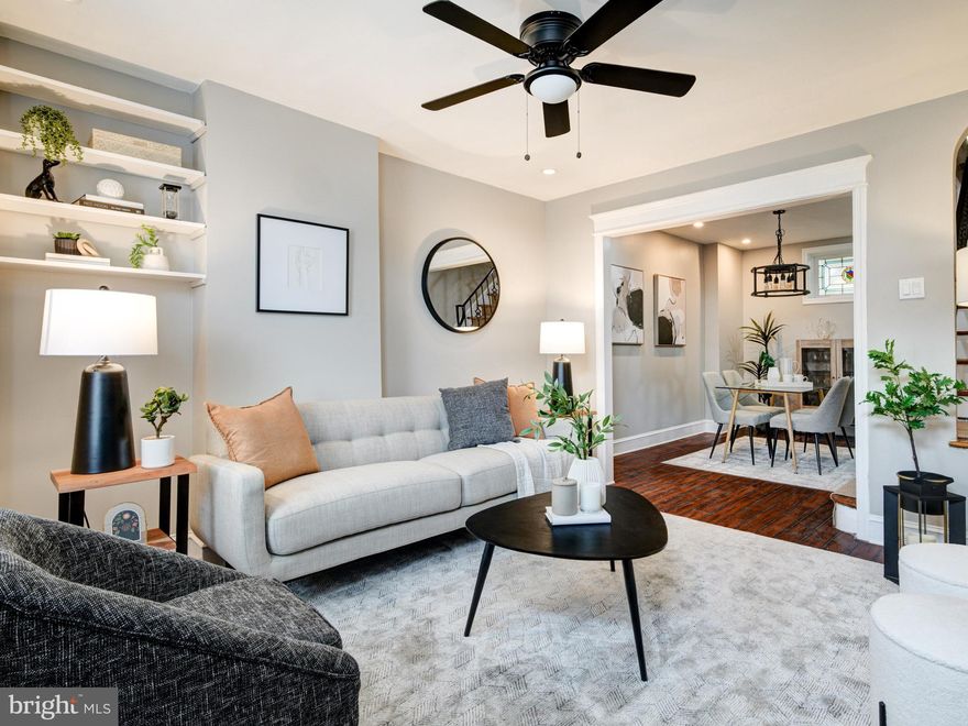 Make your new home in this Gorgeous two-bedroom at  2312 Memphis St! Contemporary design and modern luxuries combine with the historic architecture synonymous with the heart of Philadelphia. Pictures are fabulous and you must come and see for yourself. Tastefully renovated with hardwood floors, modern bathroom, mounted ceiling fan, ample closet space, and very spacious. Outdoor patio is the perfect place to spend the summer!! Close proximity to Northern Liberties and Port Richmond, and a short train ride to Center City.  Bus Route and Train Station are within just a couple blocks. We hope you pop by to take a peek.