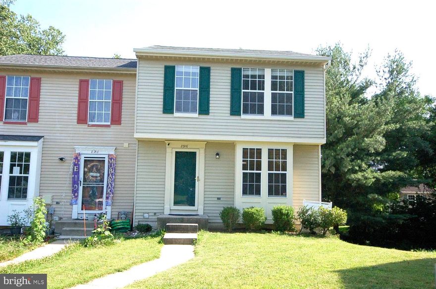 Back on market due to buyer's failure to obtain their mortgage.  Second chance to own. 

Welcome to this beautifully updated end-of-group townhome, ideally located on the quiet side of a well-maintained community with open spaces and tot lots. Freshly painted throughout in 2025, this home is truly move-in ready. The main level boasts gleaming maple hardwood floors (2017) and an extra side window that fills the space with natural light. The brand-new kitchen (2025) features designer wood cabinetry, upgraded quartz countertops, luxury vinyl plank (LVP) flooring, and sleek stainless steel appliances (all under 3 years old). Cooking is a joy with a gas range and a powerful range hood that vents to the exterior.

The spacious dining area is illuminated by a new LED light and opens to the rear deck—perfect for entertaining. Hardwood stairs lead to the upper level, where you’ll find three bedrooms and a full bath updated in 2018. The generously sized primary bedroom is sure to impress!

The finished walk-out lower level offers a huge family/recreation room with a cozy wood-burning fireplace and brand-new LVP flooring (2025), plus a second full bath also remodeled in 2018. Additional updates include a brand-new water heater (2025) and a high-efficiency AquaTherm HVAC system (2022).

Enjoy convenient access to routes 216 and I-95, making commuting a breeze. This is a must-see home in a fantastic location—don’t miss out!

Schedule your private showing today or visit the Open House this Sunday, July 13, from 1–3 PM!