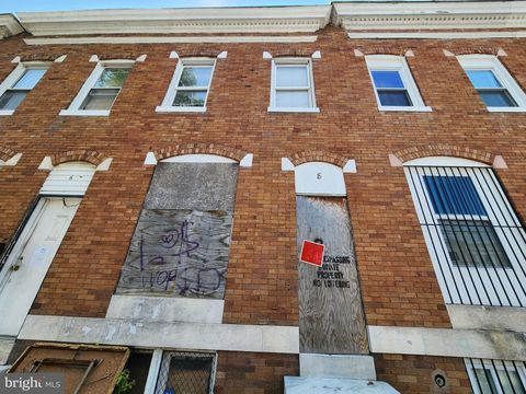 Townhouse For Sale - 8 N Bentalou Street<br/> Baltimore City County, BALTIMORE, MD 21223