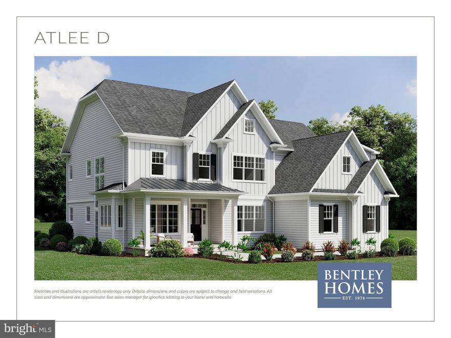 CONSTRUCTION IS UNDERWAY FOR SUMMER 2026 DELIVERY! Now is your chance to purchase a gorgeous new construction home in Malvern! The Atlee Model is built by the renowned Builder, Bentley Homes and will be situated on 2+ beautiful, level acres in Willistown Township! This versatile and popular floor plan offers 4000+ square feet of living space.  It includes 4 bedrooms and 3 and a half baths, a 3-car attached garage and a full foot-print basement. Get in early during  construction so that you can  customize all of the special finishes that will create your dream home. Bentley Homes has a reputation like no other.  Starting in the home building business over 50 years ago, their reputation precedes them for both quality and craftmanship.  All of their models include high-end finishes and open floor plans and the flexibility to meet your lifestyle needs. **Photos are of different completed models by Bentley Homes and show options that may not be included in the base price.**