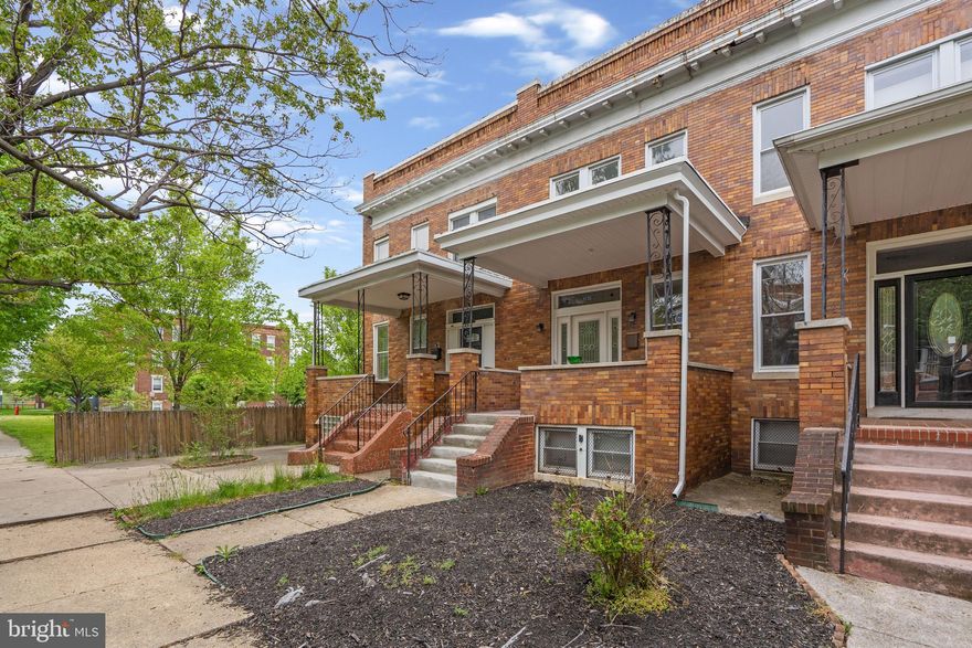 Come and enjoy this elegant, fully renovated, two unit beauty.  You are greeted with the gorgeous accents of the front door, charming brick of the classic Baltimore row home, and an open front porch where you will enjoy your morning coffee or tea. Entering the bottom unit, you will be met with a bright and airy bedroom. Notice the spacious walk-in closet. As you head towards the back of the unit, you step foot in your brand new kitchen with all updated, stainless steel appliances, quartz countertops and tons of cabinets and prep space. The open concept from the kitchen to the living room allows all the natural light to shine bright through the windows. The top unit boasts 2 spacious, bright bedrooms and a beautiful full bathroom. The open concept living between the living room and kitchen continues to allow the natural light to brighten the entire unit. Both units allow access to the large back yard where it is just waiting to host your very own BBQ. Need more storage? Head on out to the garage and find tons. This is the opportunity to both live and earn income all at the same time. Please note, the electric and air conditioning units are separate for each unit. Schedule your showing today!!!
Steps from the updated amphitheater, restored Druid Hill Park pool and reservoir and located within walking distance to the Maryland Zoo. Great opportunity for residual income.