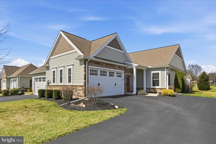 **OFFER DEADLINE IS SUNDAY, 3/22 BY 7PM**. Easy living in Lititz! Welcome to 321 Pin Oak Drive in Lititz Reserve, offering comfortable one-floor living and low-maintenance convenience. The open layout connects the living room, kitchen, and dining area—perfect for everyday living or entertaining. The kitchen features granite countertops, neutral cabinetry, a center island, large pantry, and extra storage ideal for a coffee or wine bar.

A bright sunroom with vaulted ceilings opens to the patio, creating a peaceful space to enjoy morning coffee or unwind in the evening. The home includes a primary suite with private bath and walk-in closet, a second bedroom and full hall bath, plus main-floor laundry.

One of the best features is the easy maintenance lifestyle—no basement to manage and no exterior yard work, as the HOA handles landscaping and outdoor upkeep for you.

Located less than 10 minutes to Downtown Lititz, Lititz Springs Park, and the Warwick Rail Trail, you’ll enjoy quick access to shops, restaurants, and outdoor recreation in one of Lancaster County’s most desirable communities.