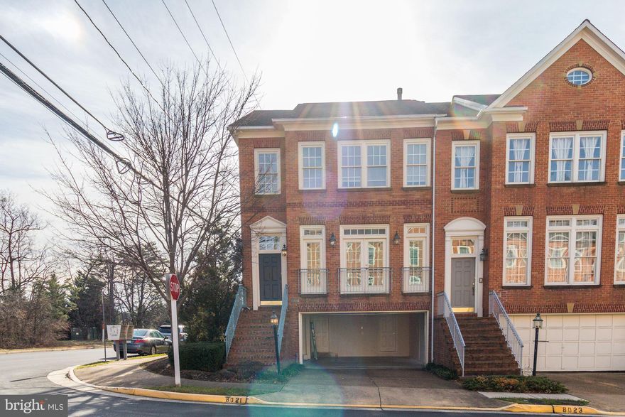 Bright & airy end-unit townhome only 1 mile from the Silver Line!  Enjoy 3 spacious bedrooms (master has a loft with a gas fireplace and private patio) plus laundry on the upper level. Main level has a large kitchen with eating area, separate dining room and living room with hardwoods throughout on this level. The kitchen opens to a large deck with space for your BBQ and a dining set. Lower level has a recreation room with gas fireplace and built-in shelves and a full bathroom plus access to the 2-car garage. You are a quick drive to Whole Foods and Trader Joe's, or walk to Tysons for shopping, restaurants and fun! FAST access to 495 for easy commuting as well.