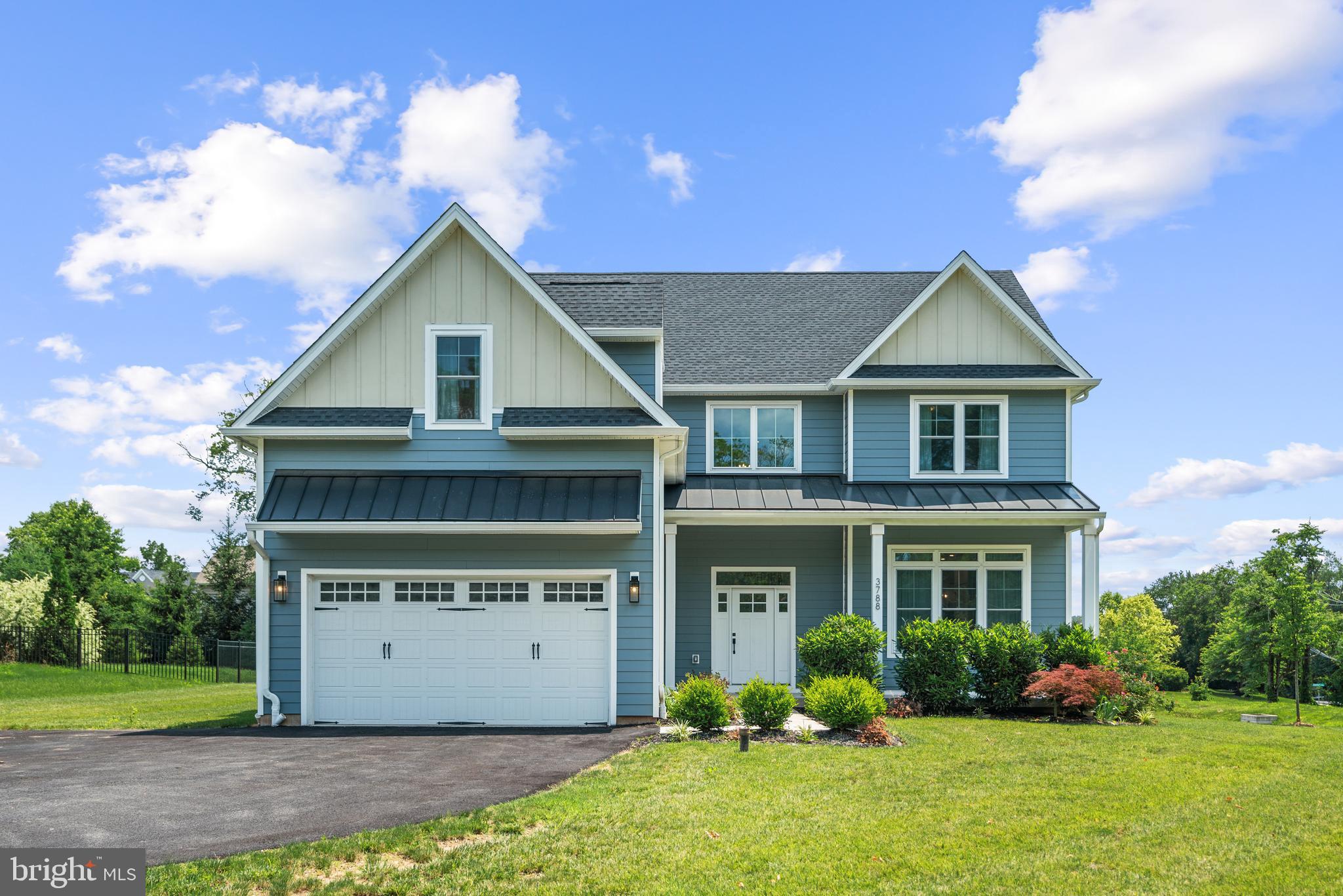 OPEN House Sat. 6/28/25 1-3PM
Welcome to 3788 Drake Circle — a stunning, nearly-new home nestled in the desirable Creekview Estates community within the highly-rated Methacton School District.
Built in 2022, this exquisite 4-bedroom, 2.5-bathroom residence offers 3,939 sq ft of beautifully designed living space, blending luxurious features with functional living for today’s lifestyle.
Situated on a premium corner lot in a quiet cul-de-sac, this property boasts enhanced privacy, additional trees, and meticulously upgraded landscaping that complement its curb appeal. An extended driveway provides plenty of parking for family and guests alike.
Step inside to find an inviting main floor that seamlessly combines comfort and elegance. A dedicated office/bedroom offers flexibility for remote work or guests. The spacious family room features a cozy gas fireplace, perfect for relaxing evenings.
The open-concept kitchen is truly the heart of the home, featuring modern stainless-steel appliances, ample cabinetry, and a generous island ideal for gatherings. Custom curtains add a touch of sophistication throughout the main living areas.
From the dining area, a sliding glass door leads to an added stone patio with a built-in fireplace — a beautiful extension of your living space, ideal for summer barbecues or quiet mornings with coffee.
Upstairs, you’ll find the impressive main suite, complete with two walk-in closets and a grand bathroom featuring a luxurious walk-in shower, relaxing soaker tub, and private water closet and dual sink. Three additional spacious bedrooms and a convenient second-floor laundry room complete the upper level.
The full unfinished basement is ready for your finishing touches with walk out back doors.
This home combines thoughtful upgrades with an unbeatable location — just minutes from local parks, shopping, and major routes, yet tucked away in a serene neighborhood.
Don’t miss the opportunity to make this exceptional property your forever home!
