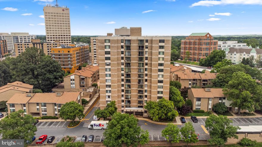 Rare rental opportunity with a stunning view of the city, short distance to  the  Rockville Metro and Rockville Town Center! Enjoy easy access to shopping, restaurants, and movie theater, along with the convenience of all utilities included. The building offers a responsive management office, friendly front desk staff, and 24/7 security for your peace of mind.

Additional amenities include assigned covered parking,  a seasonal outdoor pool and a year-round fitness center.  Spacious and beautifully maintained 2-bedroom, 2-bathroom condo. Available February — don’t miss this incredible deal!