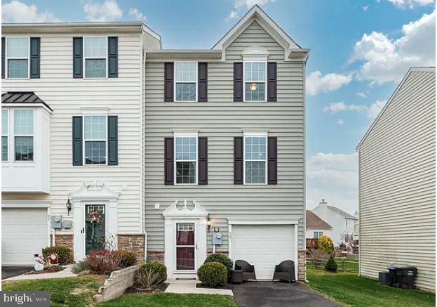 Welcome to 35 Jefferson Dr! It is a beautiful, well upgraded, conveniently located town house in Owen J Roberts School District. This house is just 6 years old with 3 BR, 2.5 Bath townhome in the desirable Washington Square Community. With 3 spacious levels of living space, this pristine Strauss Model, it offers a bright, open floorplan with a beautifully painted end unit with plenty of upgrades! Enter into the first-floor foyer and there is a powder room as well as a finished media room/family room with built-in sound system, window and sliding doors exiting to the back yard. There are ethernet and electric connections for flat screen mountings on every floor. There is a coat closet and an entrance to your garage completes the first level. Up one flight of hardwood stairs and you enter the heart of the home on the main level, an open-concept, with nine-foot ceilings, light-filled space with gleaming, dark hardwood floors throughout this entire level. The Kitchen is well-equipped with 42-inch Maple Espresso cabinetry, under cabinet lighting, many recessed lights, granite counters, oversized granite island with seating, and stainless steel appliances- including gas range and microwave. Off the Kitchen is a Sitting Area and Morning Room with updated light fixture, a built-in bar accented with glass front doors, a pantry, and a sliding glass door to the maintenance-free composite Deck, which offers a great spot to enjoy morning coffee or entertain friends with a barbeque. The Living Room is highlighted with a built-in desk and shelving, recessed lights, ceiling fan, and large windows with custom blinds. Retreat upstairs to the Master Suite featuring a tray ceiling with ceiling fanlight, walk-in closet, and private Bath with quartz double bowl sink, soaking tub, and tiled shower. Two additional bedrooms, a Hall Bath with quartz vanity, and a convenient Laundry closet complete the upper level. This great home is close to shopping, parks, daycare facility, Premium Outlets, the Schuylkill River Trails and just minutes to downtown Phoenixville with quaint shops, restaurants! Plus, easy access to Rts 422/724/29/113, Great Valley Corporate Center and King of Prussia. Don't miss this opportunity to rent and enjoy this beautiful house in an elite community. Are you ready to rent it??