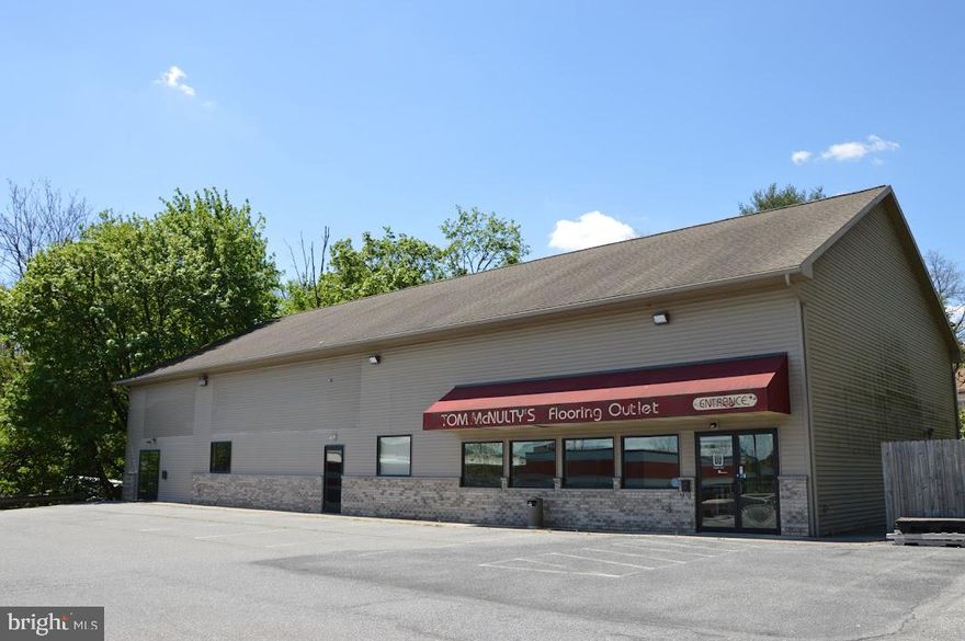 Nicely situated approximate 5,000 square foot building with great exposure to State Rout 61.  Located just off the traffic controlled intersection of Route 61 and Ann Street.  Many possibilities for this free span building.  Lots of windows facing Route 61.  The building could also be sub divided into two units.  Approximately 3,400 square feet for $3,400.00 per month, NNN.  1,600 Square feet for $1,600.00 per month NNN.   18' high ceilings.  Tenant responsible for Separately metered electric, oil heat, sewer, water, trash, phone, and internet, snow removal, system maintenance, real estate taxes, and common area maintenance.  Estimated Additional Rent, $2.15 PSF.
Call for details.