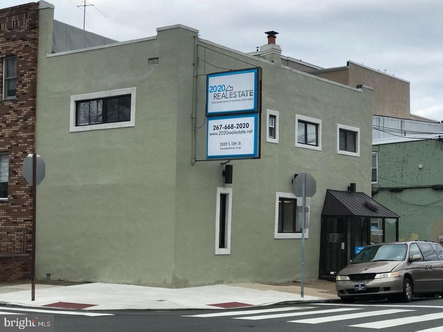 Location! Location! Location! Welcome to this commercial office building  located across from Marconi Park in South Philadelphia.  Just walking distance to the Phillies, Eagles and Flyers Stadiums.  Can be used for a number of different businesses.  This professional office has served the community for years as an insurance office and recently a Real Estate office.  This office building is ready for you, schedule your appointment today!!!!