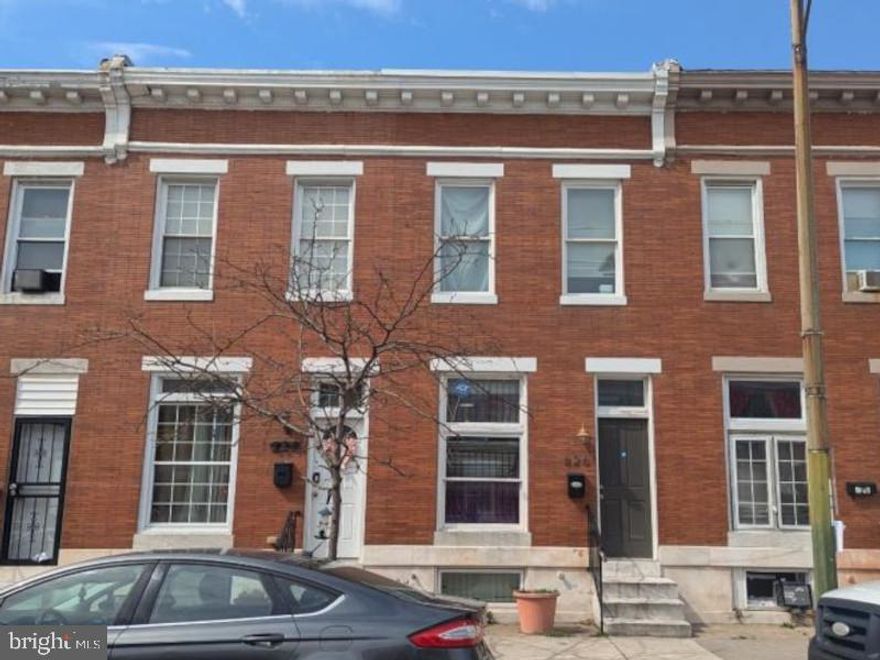 Nice 3 Bedroom 1.5 Bathroom Brick Front Rowhome Located in the Madison East neighborhood. This property features an open floor plan, with a large living room and eat-in kitchen space. Wood floors, skylight, and bonus room in lower level creates a cozy feel. The kitchen has plenty of cabinet space with a complete set of stainless-steel appliances including refrigerator, range and dishwasher. The Bonus Room on the lower level can be utilized as a family room/ or den. Exterior backyard area is paved and provides a great space to entertain or cookout with family and friends. Location is just minutes from all daily necessities including shopping, entertainment, restaurants, grocery, schools, major streets and expressways. This property is being sold "As Is" and with a little sweat equity, could easily be your dream home. Please call to schedule a showing today!