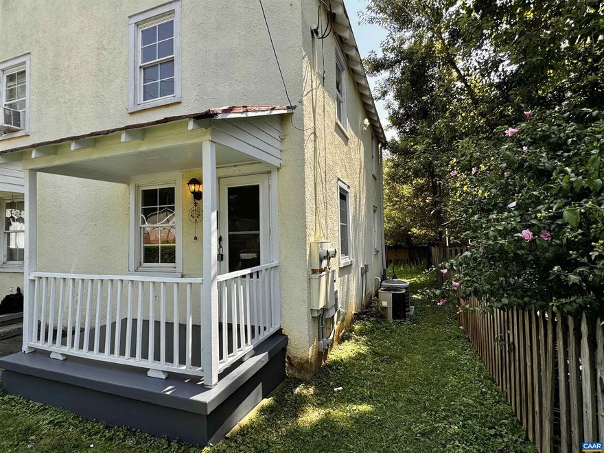 Enjoy this attached home, mere blocks from West Main Street and the new Dairy Building Complex & Kardinal Brewery. This Townhome style duplex is a 2 Story Home with a rear deck and yard for entertaining guests. The main level has charming older wood floors, trim, tall ceilings in the Living room and has an eat-in kitchen. Upstairs has two bedrooms with wood floors and a full bath. Just renovated, very nice, new HW heater, plumbing and kitchen was gutted and replaced!! Freshly painted, new vinyl flooring, Available Now! Heat Pump for Heating and Cooling! One year lease required, Security deposit, No Pets, No Smoking. Tenant maintains yard or pays a $55 per month yard service fee.