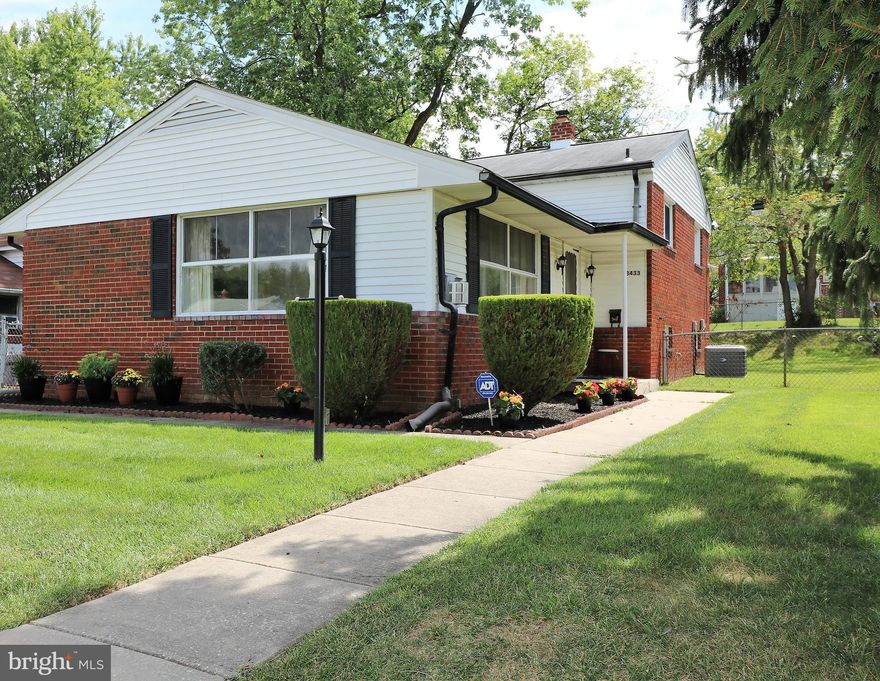 Outstanding, comfortable home in a quiet, established neighborhood; Convenient to Liberty Road and 695; Has updated kitchen that includes all appliances, Energy-efficient water saver washer and dryer are also included. Updated full bathroom and convenient flush on the lower level. An updated HVAC system, water heater, plumbing, and outdoor solar lighting. This cozy, well-maintained, home features a stone gas fireplace, beautifully stained hardwood floors, whole house humidifier, ceiling fans in all bedrooms, fenced back yard with patio, and a large storage shed. You can feel safe and confident in this home because it also comes with a home security system, and a 1- year home warranty.