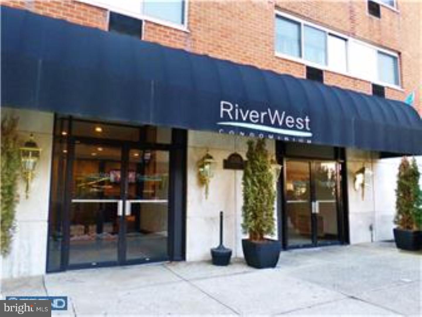 Dynamic Center City location with magnificent skyline views . Contemporary Lobby . 24 hour Conceirge . State-of-the-Art newly expanded Fitness Center . minutes to public transporation & major highways . Direct TV . individually controlled cooling systems . telephone intercom w/pushbutton admittance . Business Center w/High Speed Internet Access . on-site Laundry . convenient Dining, Shopping & Entertainment Locale . Pet Friendly . ALL UTILITIES INCL in Condo fee . Immediate Occupancy . Wall to wall carpets, high ceilings, ceramic tile full bath, Light Maple wood cabinets in Kitchen with stainless sink . RiverWest affords a lifestyle that is easy to enjoy. From the cultural attractions & recreational amenities of the Ben Franklin Parkway & Fairmount Park to the burgeoning campuses of Penn & Drexel in University City. Living at RiverWest places you in the center of it all. Property is an Estate, being sold in as is condition.