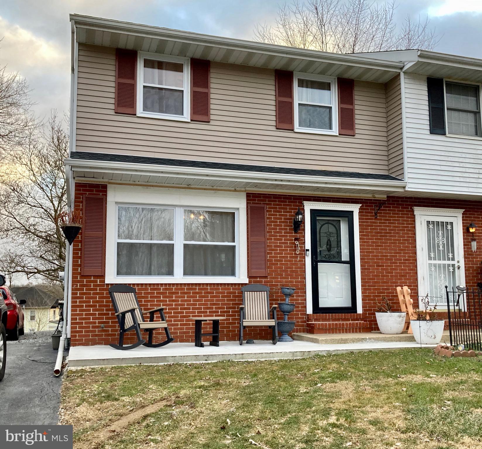 Lovely 2-bedroom semi-detached house in Lancaster Township. Hardwood floors throughout the house make for a bright and clean home. The kitchen has updated appliances and adjoining dining area. Two large bedrooms upstairs with bathroom with living room and kitchen/dining downstairs are complemented by a fully furnished basement. Washer & dryer in basement laundry area next to large family room with bar to one side and bracket+cables for large screen HDTV. Outside a detached garage provides secure parking and a small workshop for hobbies or additional storage. Out the back door is a new deck and mature planing around the yard. The huge 1/3 acre yard provides lots of space for playing, gardening, enjoying the outdoors. Landlord pays trash, tenant pays all other utilities (water/sewer, electric, phone, cable, internet). Tenants are responsible for mowing lawn and removing snow from sidewalk. No pets, so please don't ask.