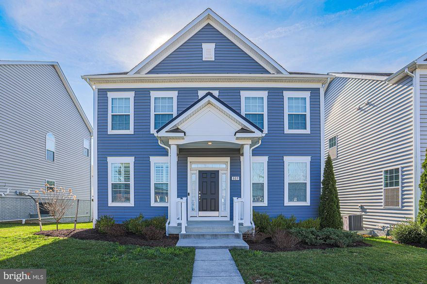 Welcome to this exceptional Wesley II model by Dan Ryan Homes located in the highly desirable Brunswick Crossing community in Brunswick, MD. Offering over 3,400 finished square feet, this beautifully maintained home combines spacious design, modern upgrades, and commuter convenience.

Ideally located for commuters, you’re just minutes to the MARC train, major routes to Washington, DC, and in close proximity to Fort Detrick—making this an excellent option for military buyers and those with PCS relocation needs.

The main level features an open, versatile layout with a formal dining room connected to the kitchen via a butler’s pantry, a private office, additional sitting room, and a spacious living area that flows seamlessly into the gourmet kitchen and breakfast space. The kitchen includes a large center island, ample cabinetry, and direct access to the outdoor patio—perfect for everyday living and entertaining.

A functional mudroom with built-ins connects to the oversized rear-entry two-car garage, and a powder room completes the main level.

Upstairs you’ll find four spacious bedrooms, including a luxurious primary suite with an enormous walk-in closet and a spa-like bathroom featuring a soaking tub and separate walk-in shower. A full hall bathroom and upper-level laundry add to the home's practical design as well as upgraded LVP flooring throughout the upper level.

The partially finished basement offers a large recreation area, full bathroom, and significant unfinished space ready for future expansion. With an egress window already in place, the lower level offers excellent potential for an additional bedroom, media room, or guest suite.

Step outside to enjoy a custom outdoor living space featuring a spacious patio and built-in wood-burning fire pit, all enclosed with beautiful white vinyl fencing—perfect for entertaining, relaxing evenings, pets, or family gatherings. The patio is conveniently accessed from the kitchen’s morning room area.

Brunswick Crossing offers resort-style amenities including a pool, fitness center, courts, trails, dog park, playgrounds, and more.

This home offers the perfect combination of space, lifestyle, and commuter convenience.