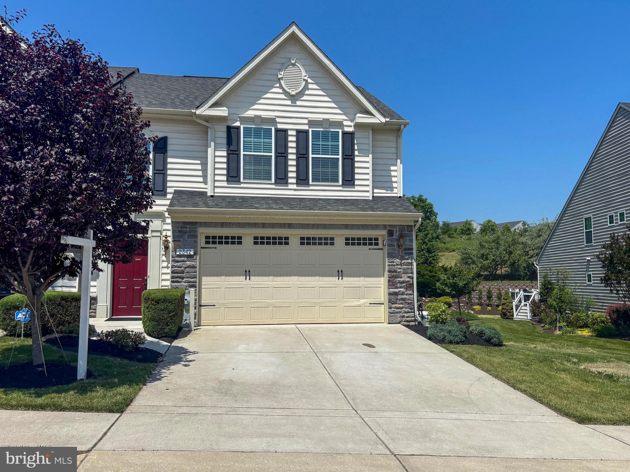 HUGE Price Adjustment!! Highly Desirable, Rarely Available 55+ community. Don’t miss this beautifully maintained end-unit Colonial, featuring an open and airy layout with upgrades throughout. The main level offers a sought-after primary suite, complete with a full bath, double vanity, and walk-in closet—perfect for convenient, one-level living.
Enjoy the bright and inviting living/dining room combo with vaulted ceilings, a cozy gas fireplace, and walkout access to the rear deck—ideal for entertaining or relaxing.
Upstairs, you’ll find a large loft area, two spacious bedrooms, a full bath, and a bonus room—great as a home office, gym, or playroom.
The finished lower level boasts a massive L-shaped rec room, powder room, storage closet with built-in shelving, and a utility room with extra space for all your storage needs.