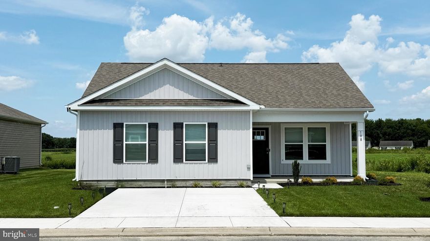 Discover 125 Hobbs Street, a new home soon to be under-construction in the quaint Kinnamon Meadows community of Greensboro, MD. The Curtis is a 1,182 square foot, cottage-style ranch home with three bedrooms, two bathrooms, and a two-car driveway. 

As you enter the home through the front porch, this thoughtfully designed home has a grand open concept living area that leads into the spacious kitchen. To the right, a long, main hallway allows for the two guest bedrooms and guest bathroom to be separate from the living areas of the home. Along this hallway, you will also find a coat closet, a hall linen closet, and the laundry room. 

The well-appointed kitchen features an abundance of stylish white cabinetry, granite countertops, stainless steel appliances, a corner pantry and a peninsula island with additional room for seating. The main bedroom is set apart in the back of the home and features a walk-in closet and full bathroom with a double-bowl vanity. 

The included white blinds and an innovative Smart Home® package will give you complete peace of mind living in your new home. 

Pictures, artist renderings, photographs, colors, features, and sizes are for illustration purposes only and will vary from the homes as built. Image representative of plan only and may vary as built. Images are of model home and include custom design features that may not be available in other homes. Furnishings and decorative items not included with home purchase.