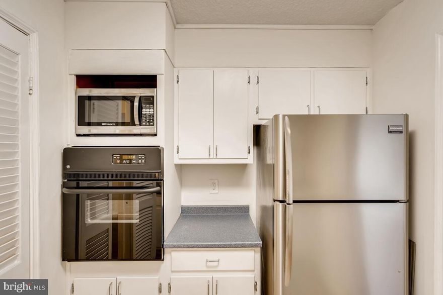 Largest one bedroom floorplan in the building in desired location facing South with incredible skyline views of downtown.  Superb city center location close to Penn Station, MICA, UB, Hopkins, Peabody, downtown, inner harbor.   In the heart of the Arts and Culture district so near to the symphony hall, opera house, museums, art galleries, fine dining, boutique shopping and lots of nightlife options.   Full-service secure elevator building has 24-hour front desk and garage attendant, on-site convenience store and deli that delivers.  Parking available in the attached underground garage for additional $165/mo.   Beautiful hardwood flooring all the way through the unit.  NO CARPET.   Upgraded stainless appliances in kitchen and refreshed bath with newer tub and surround.   Lots of closet space and city views for miles.