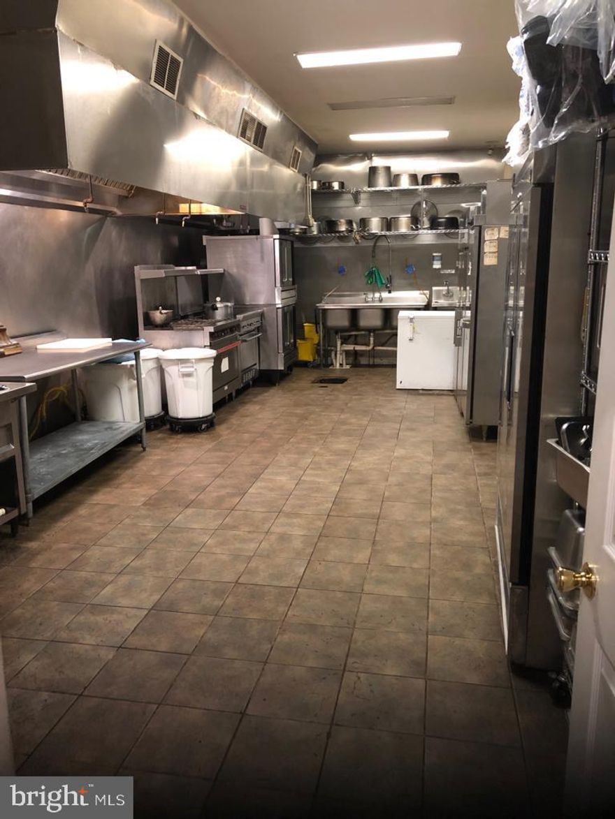 Owner financing considered! Lease-To-Own Options! Property Renovated in 2020, New flat Roof installed 2021, Upgraded HVAC in 2020.
What an incredible opportunity- property has history, location, parking, back patio, remodeled interior/exterior, exhaust hood system, equipped kitchen incl. -
Commercial Double-hood Exhaust System! Double Deck Commercial Ovens, 2- 6 Burner Gas Stoves, 1 Chest Freezer, 1 Upright Freezer, 6 Pan Commercial Warmer, 1 Dual Dry/Refrigerated Display Deli Case, 1 Refrigerated Beverage Retail Display, 1 double-door Commercial Refrigerator, 3-Compartment Sink, 1 Hand Sink, 1 Porter Sink, 2 Stainless Prep Tables.